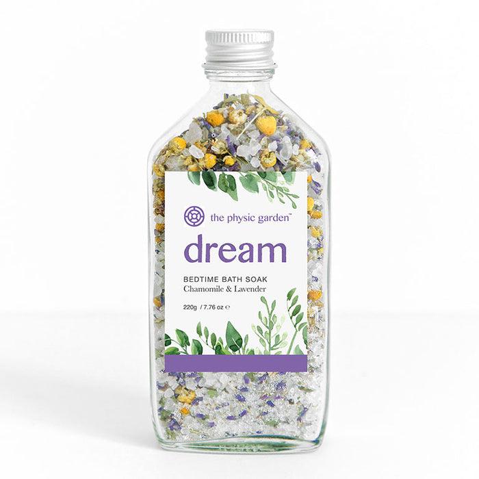 The Physic Garden - Dream Bedtime Bath Soak 220g - The Bare Theory