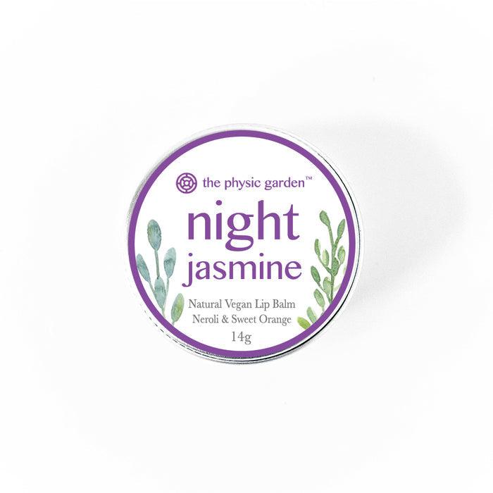 The Physic Garden - Lip Balm 14g - Night Jasmine - The Bare Theory