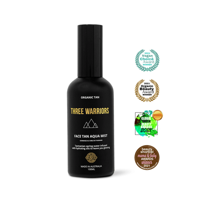 Three Warriors - Face Tan Aqua Mist - 100ml - The Bare Theory