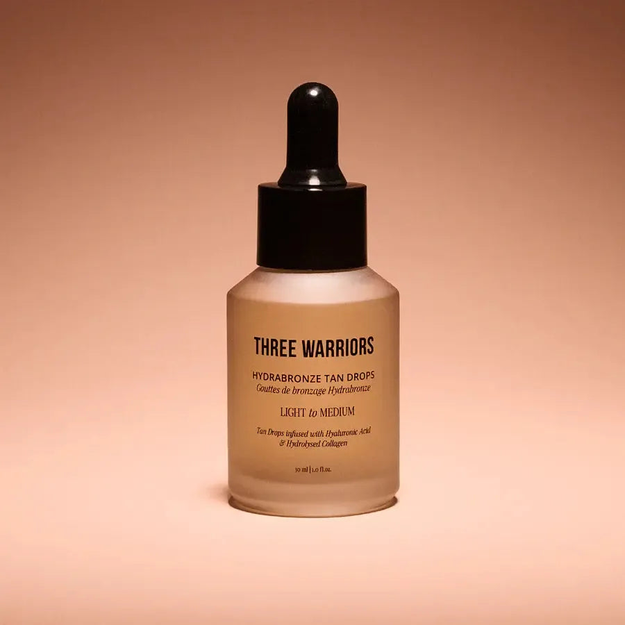 Three Warriors - Hydrabronze Tan Drops 30ml - The Bare Theory