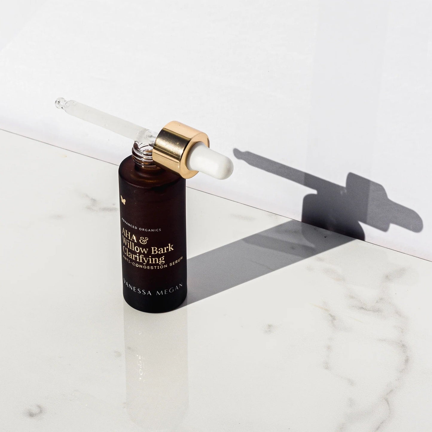 Vanessa Megan - AHA & Willow Bark Clarifying | Anti-Congestion Serum - The Bare Theory