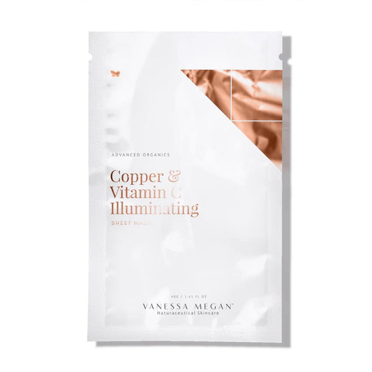 Vanessa Megan - Copper & Vitamin C | Illuminating Sheet Mask | 3-Pack - The Bare Theory