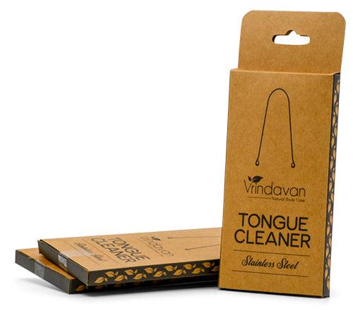 Vrindavan Body Care - Tongue Cleaner (Stainless Steel) - The Bare Theory