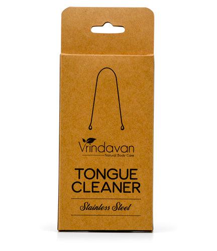 Vrindavan Body Care - Tongue Cleaner (Stainless Steel) - The Bare Theory