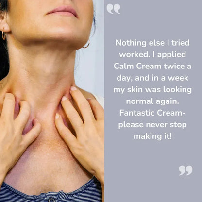 Allay Organics - Calm Cream - Best Natural Cream For Dry, Itchy & Sensitive Skin - 90ml - The Bare Theory