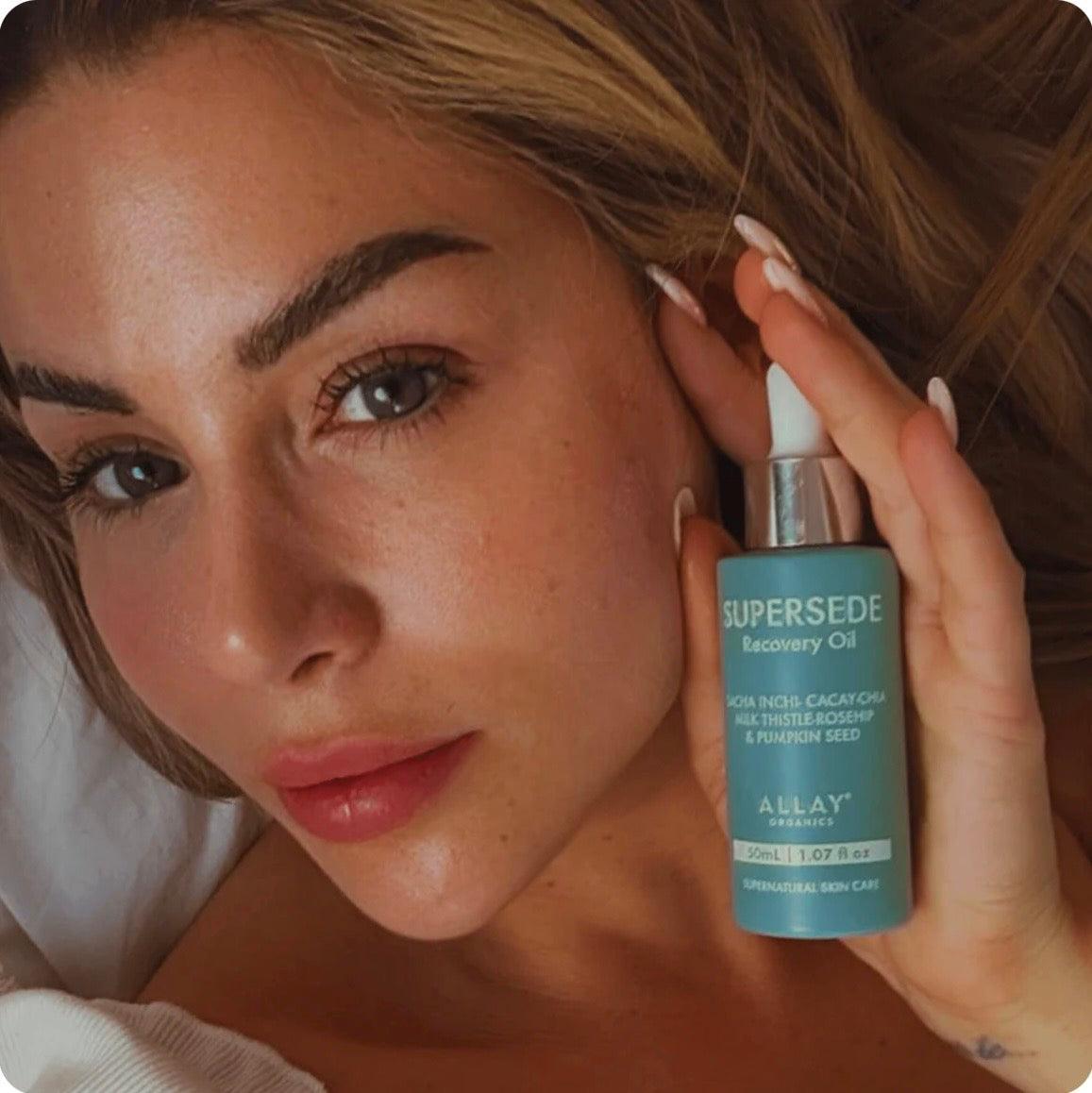 Allay Organics - Supersede™ Recovery Oil- Perfecting Elixir For Dry, Traumatised Skin - The Bare Theory