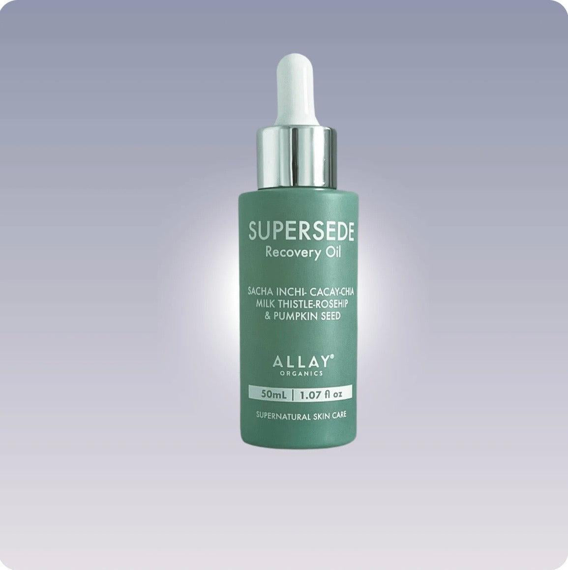 Allay Organics - Supersede™ Recovery Oil- Perfecting Elixir For Dry, Traumatised Skin - The Bare Theory