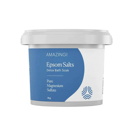 Amazing Oils - Epsom Detox Bath Salts 2Kg - The Bare Theory