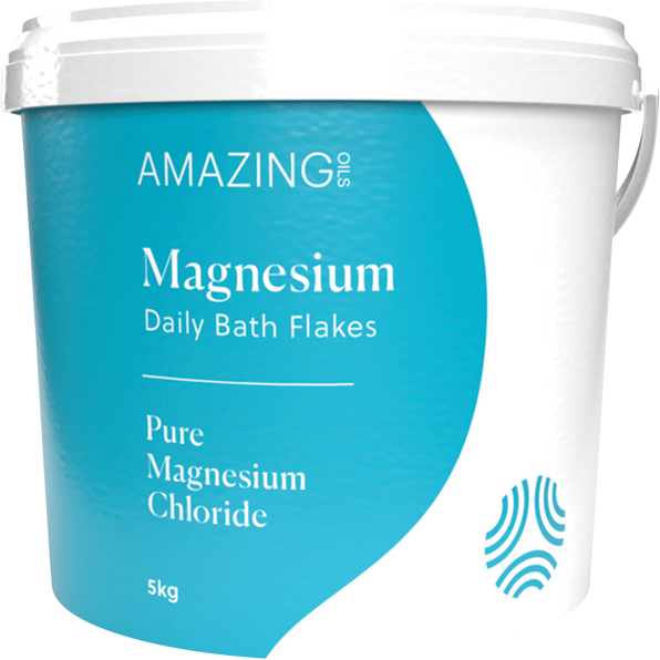 Amazing Oils - Magnesium Daily Bath Flakes - 5Kg - The Bare Theory