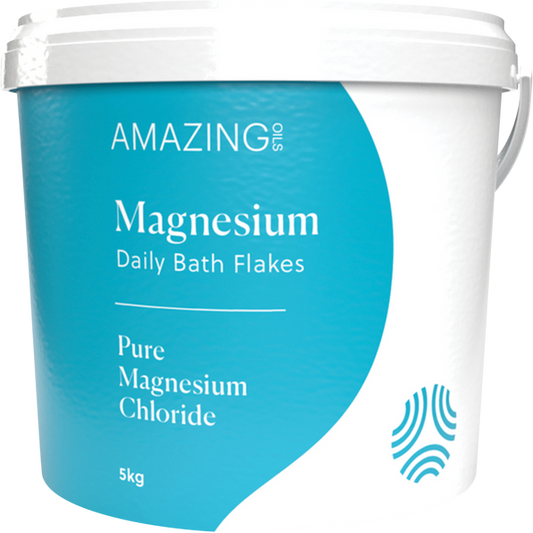 Amazing Oils - Magnesium Daily Bath Flakes - 5Kg - The Bare Theory