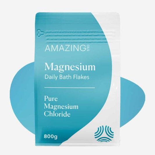 Amazing Oils - Magnesium Daily Bath Flakes - 800g - The Bare Theory
