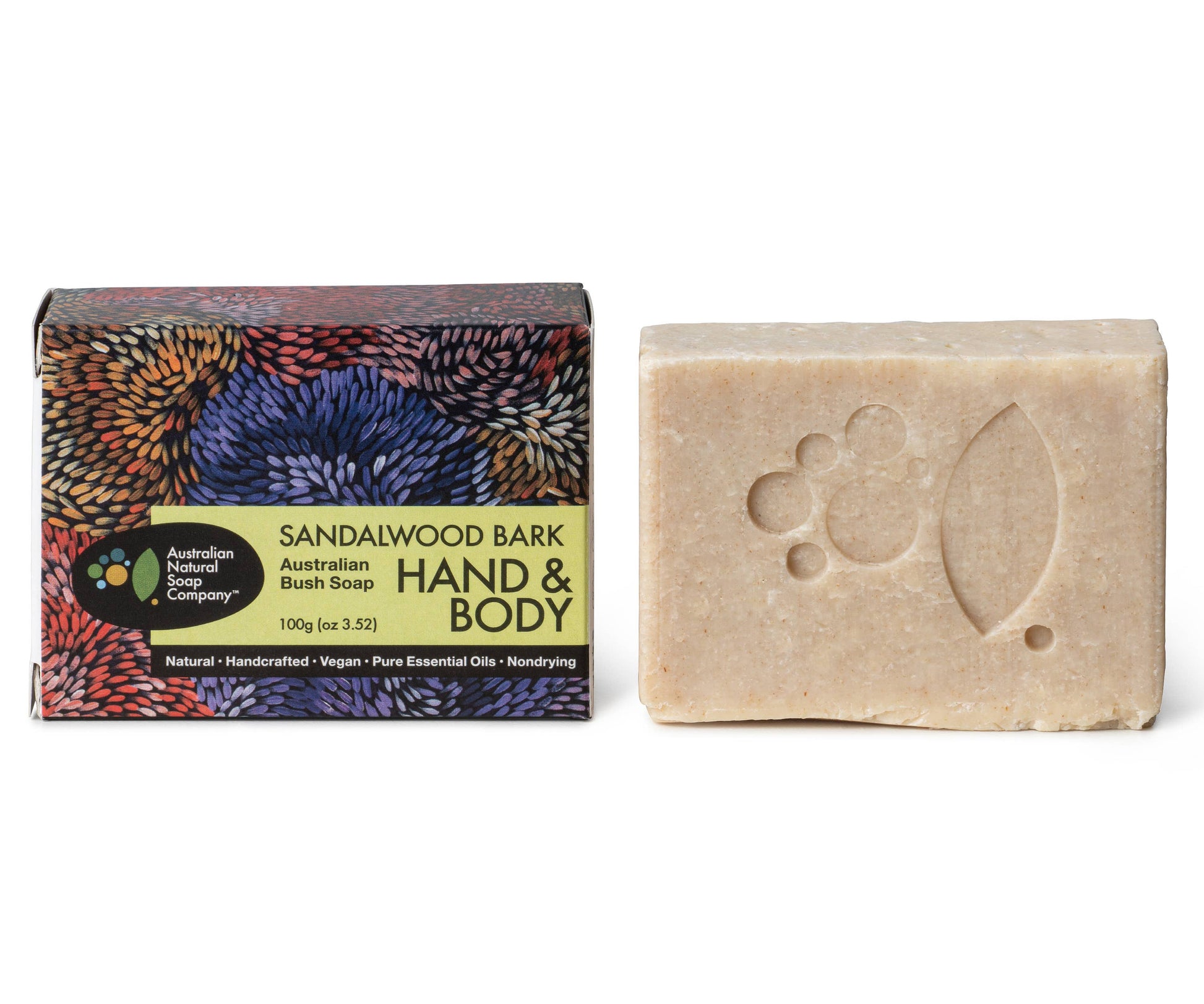 ANSC - Native Australian Sandalwood Bark Soap Bar 100g | Natural - The Bare Theory