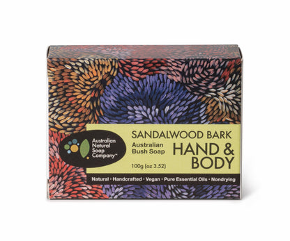 ANSC - Native Australian Sandalwood Bark Soap Bar 100g | Natural - The Bare Theory