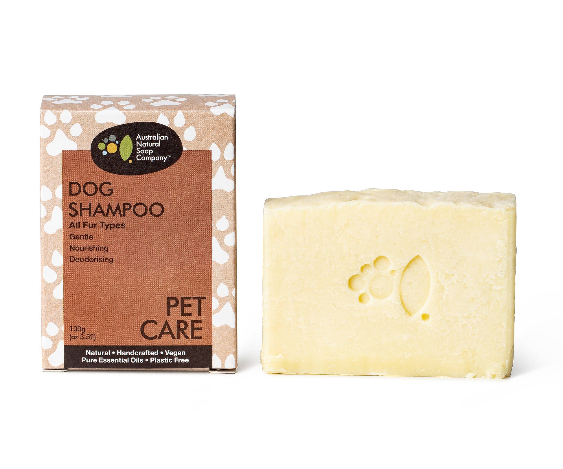 ANSC - Solid Dog Pet Shampoo Soap Bar 100g | Australian Soap - The Bare Theory