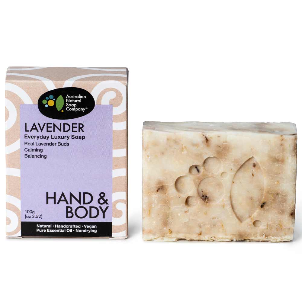 Australian Natural Soap Company - Hand & Body Soap - Lavender - The Bare Theory