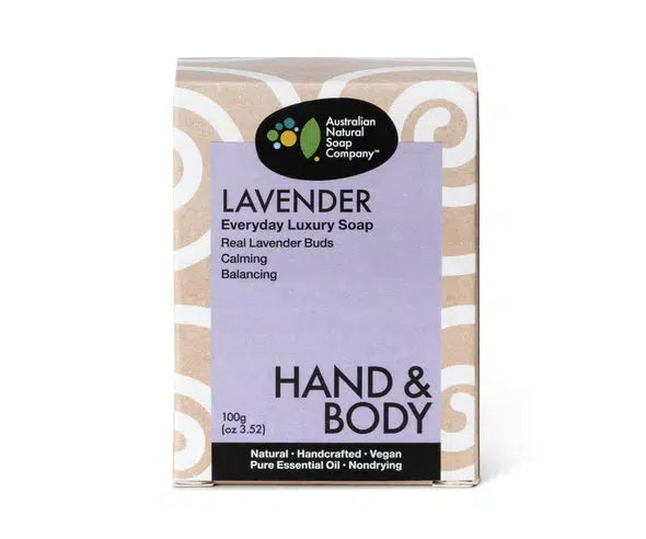 Australian Natural Soap Company - Hand & Body Soap - Lavender - The Bare Theory