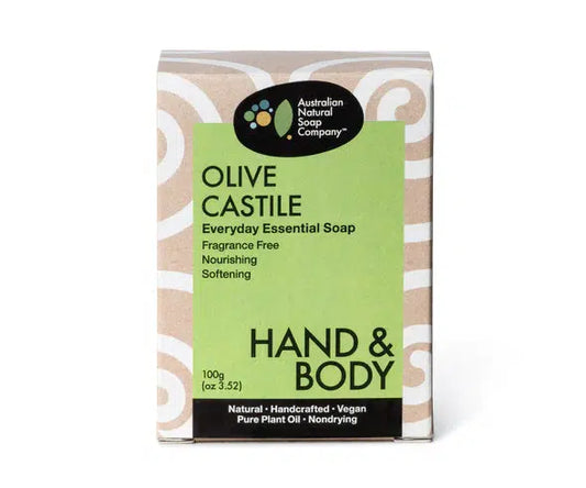 Australian Natural Soap Company - Hand & Body Soap - Olive Castile - The Bare Theory