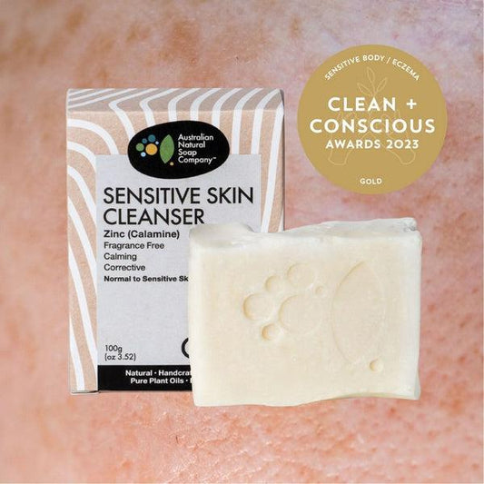 Australian Natural Soap Company- Sensitive Skin Cleanser - The Bare Theory