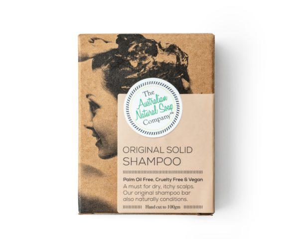 Australian Natural Soap Company - Solid Shampoo Bar - Original - The Bare Theory
