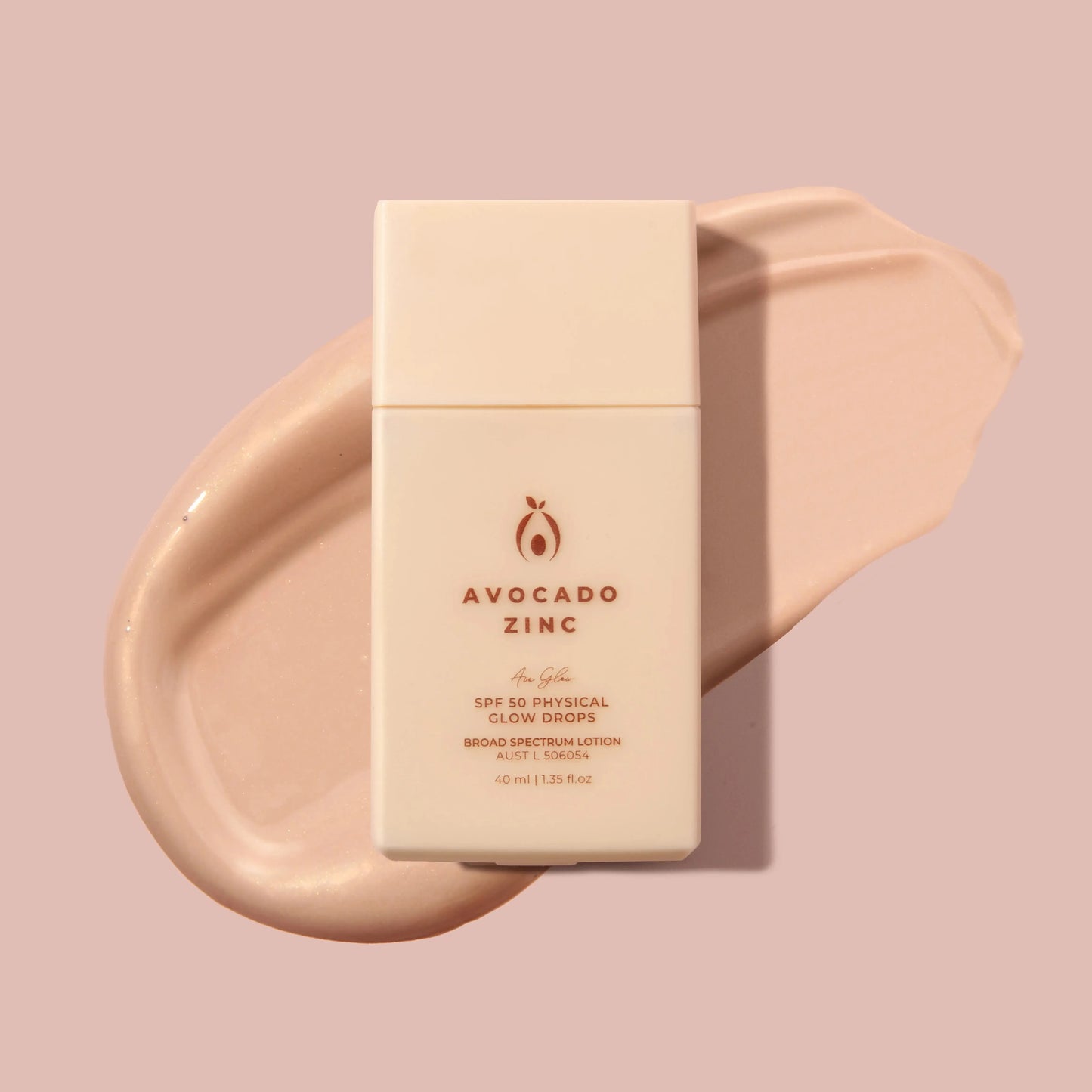 Avocado Zinc -SPF 50 Physical Glow Drops - The Bare Theory