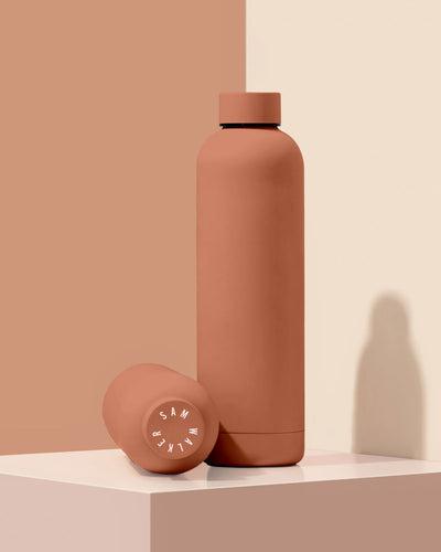 Beysis - Water Bottle 1Litre - Terracotta - The Bare Theory
