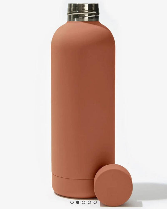 Beysis - Water Bottle 1Litre - Terracotta - The Bare Theory