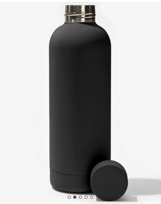 Beysis - Water Bottle 500ml - Black - The Bare Theory