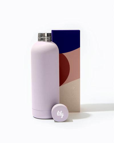 Beysis - Water Bottle 500ml - Mauve - The Bare Theory