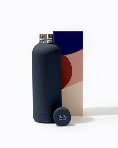 Beysis - Water Bottle 500ml - Navy - The Bare Theory