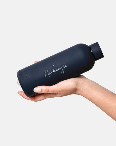 Beysis - Water Bottle 500ml - Navy - The Bare Theory