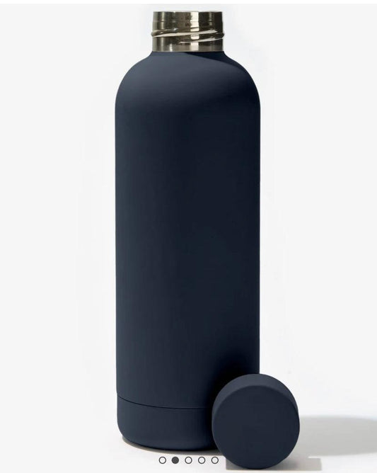 Beysis - Water Bottle 500ml - Navy - The Bare Theory