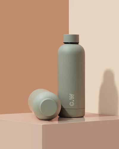 Beysis - Water Bottle 500ml - Sage - The Bare Theory