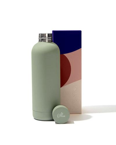 Beysis - Water Bottle 500ml - Sage - The Bare Theory