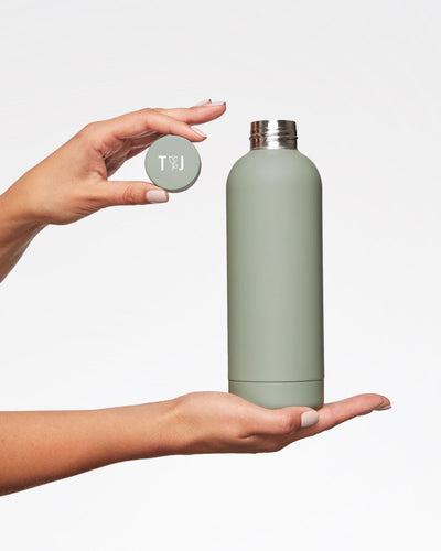 Beysis - Water Bottle 500ml - Sage - The Bare Theory