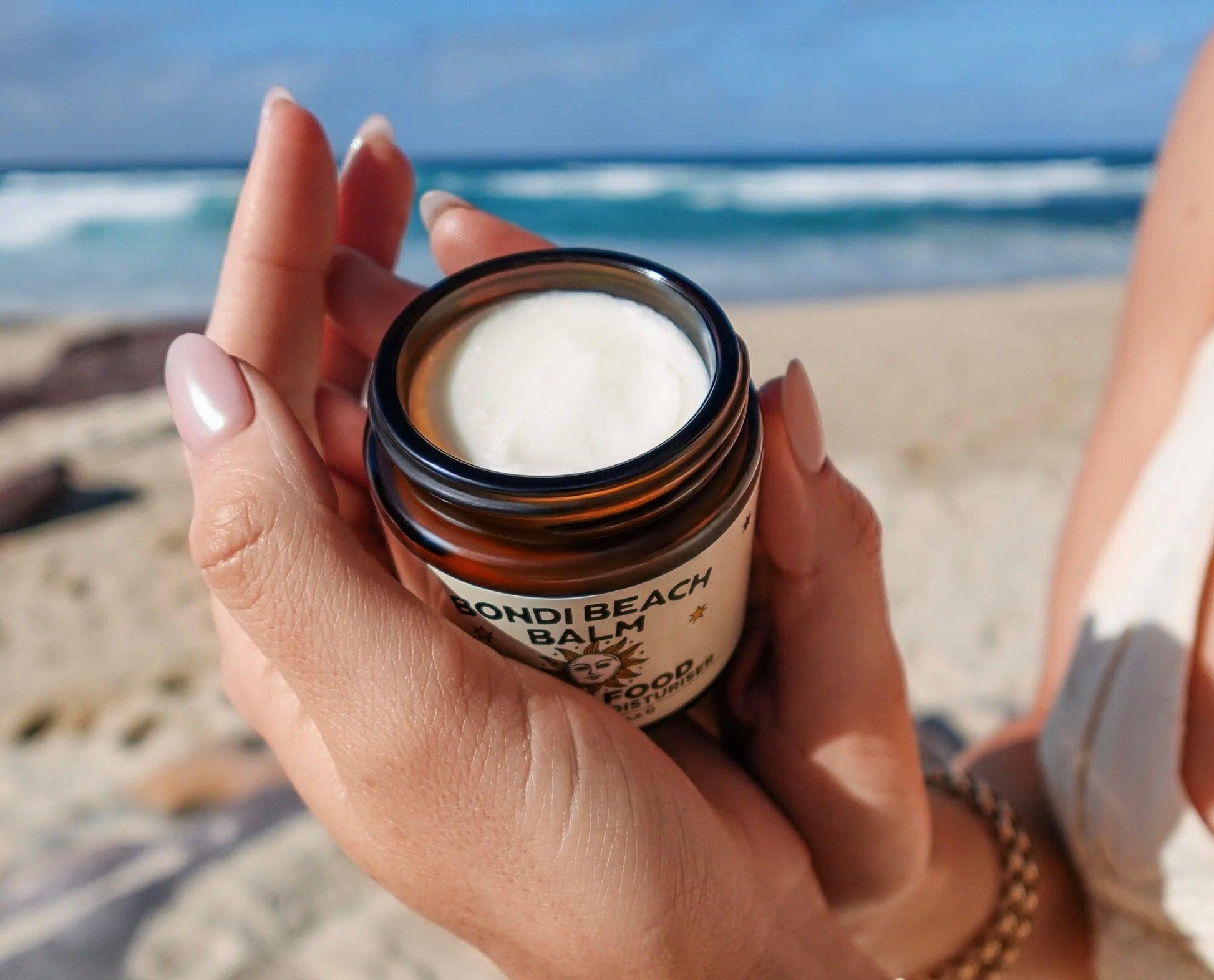 Bondi Beach Balm – FACE FOOD Organic Face Balm Moisturiser 82g - The Bare Theory