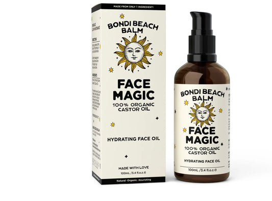 Bondi Beach - FACE MAGIC - Organic Castor Oil - 100ml - The Bare Theory