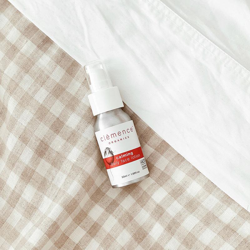 Clemence Organics - Calming Daily Face Lotion - The Bare Theory