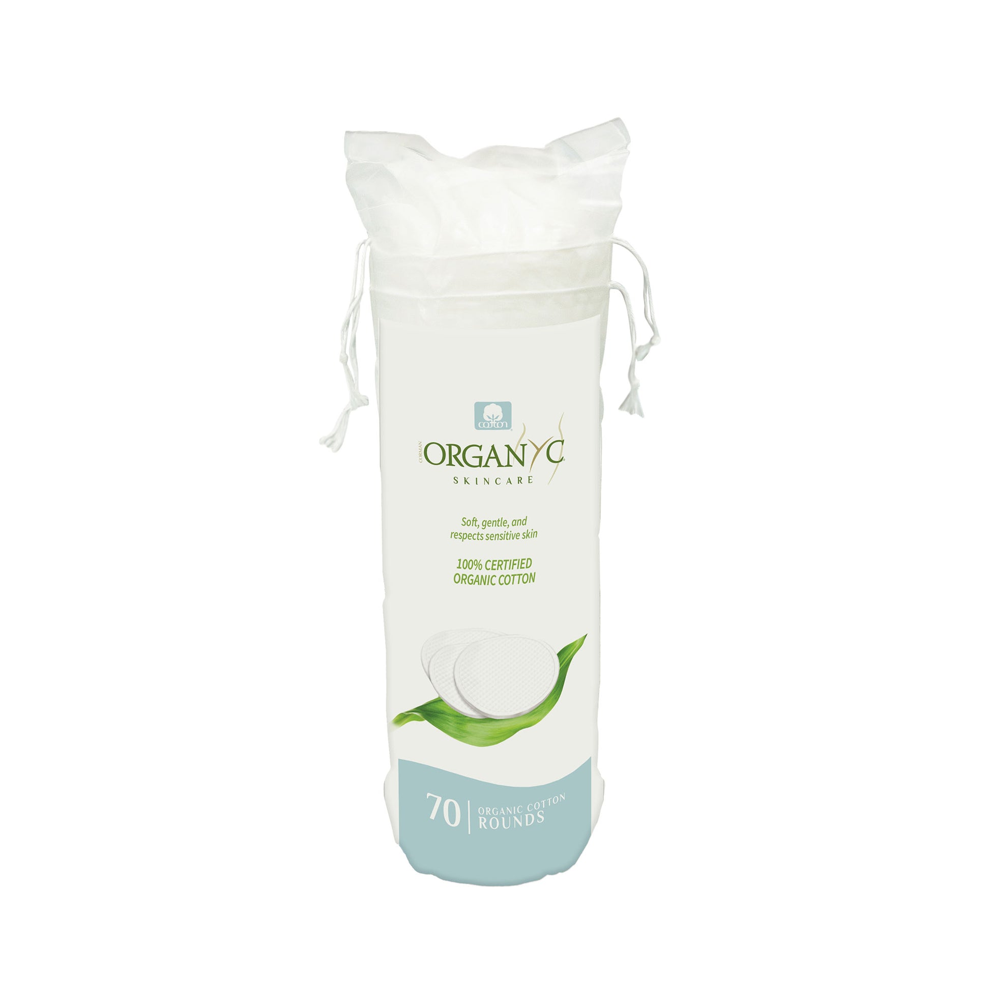 Corman Organyc Skincare - Cotton Rounds 70pc - The Bare Theory