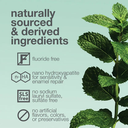 Davids Hydroxi™ - Kids + Adults | Nano Hydroxyapatite Premium Toothpaste | Mild Mint 113g - The Bare Theory