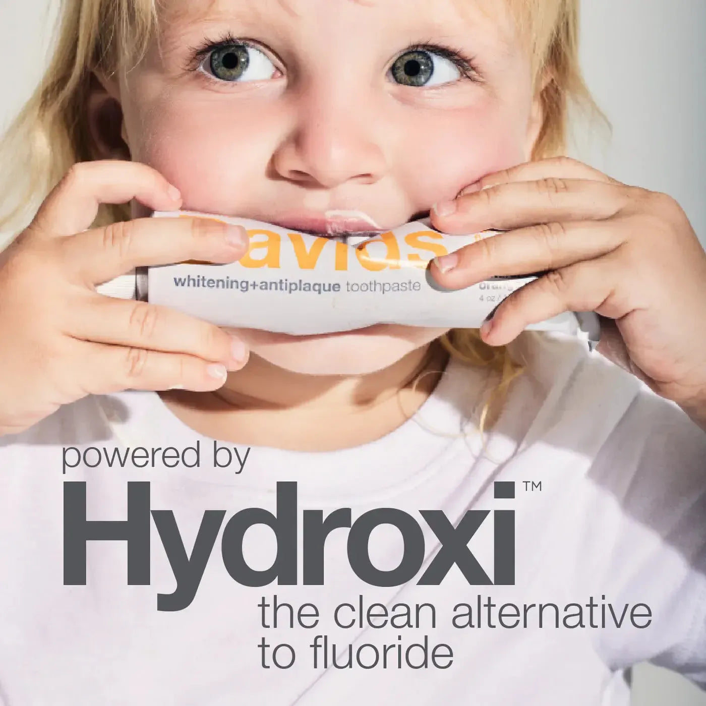 Davids Hydroxi™ - Kids + Adults Whitening and Antiplaque Toothpaste | Orange Vanilla - The Bare Theory