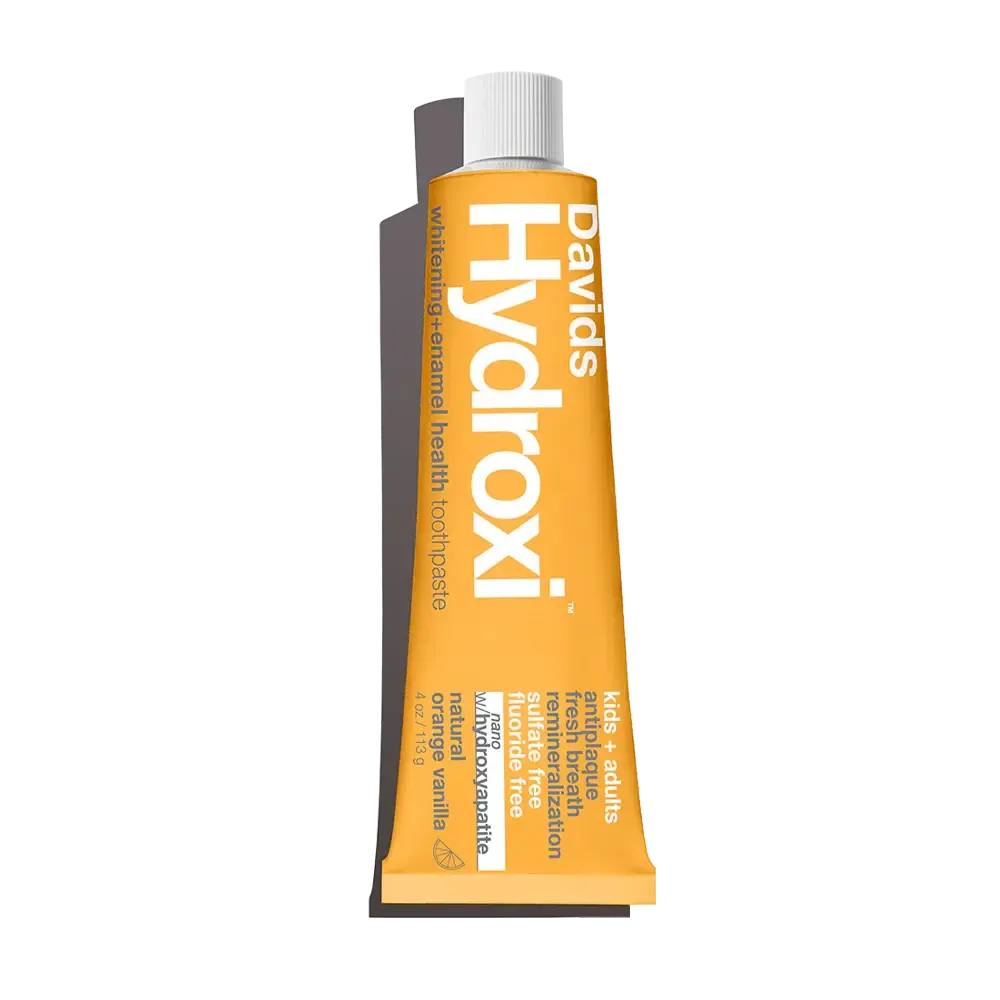 Davids Hydroxi™ - Kids + Adults Whitening and Antiplaque Toothpaste | Orange Vanilla - The Bare Theory