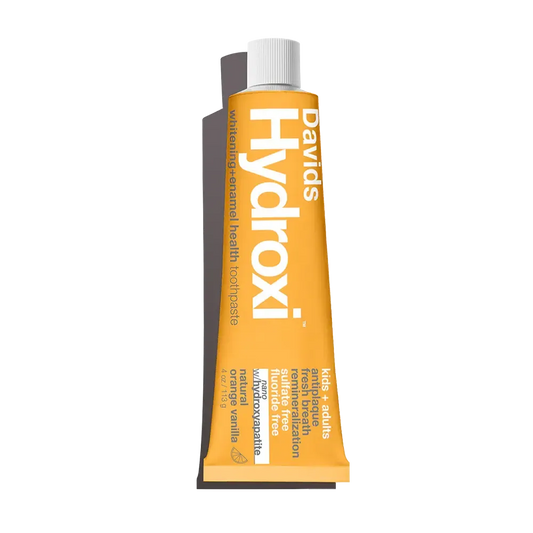 Davids Hydroxi™ - Kids + Adults Whitening and Antiplaque Toothpaste | Orange Vanilla - The Bare Theory