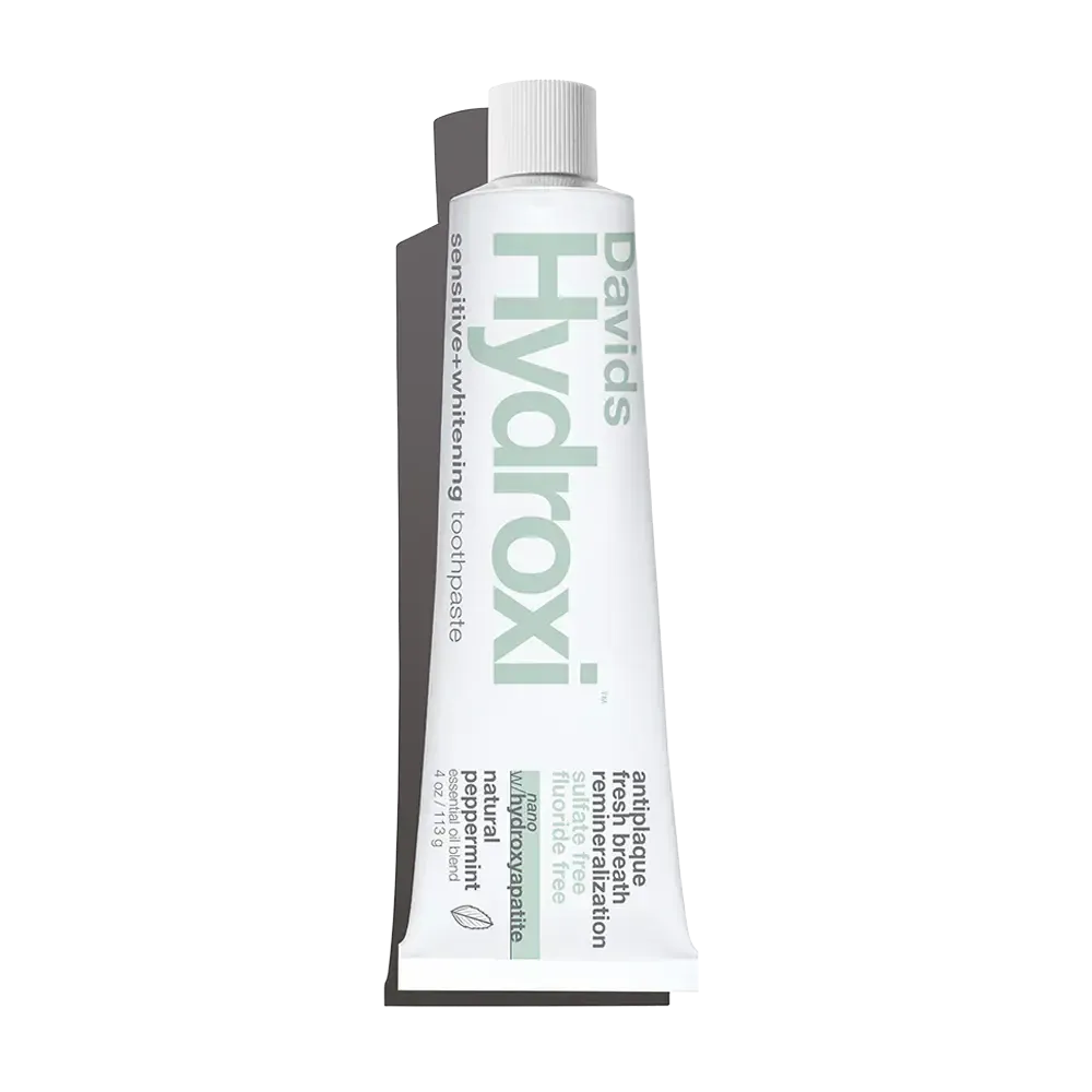 Davids Hydroxi™ - Sensitive + Whitening Nano Hydroxyapatite Premium Toothpaste | Peppermint - The Bare Theory
