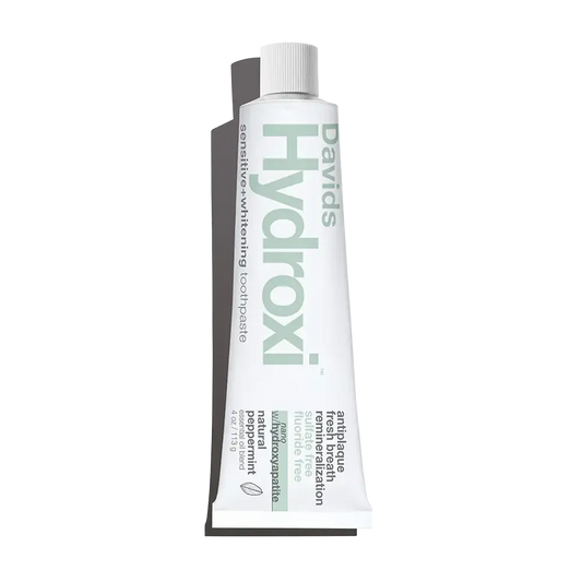 Davids Hydroxi™ - Sensitive + Whitening Nano Hydroxyapatite Premium Toothpaste | Peppermint - The Bare Theory
