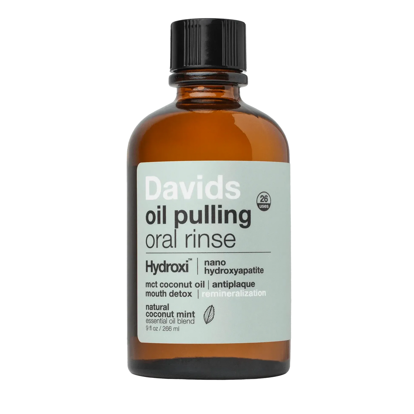 Davids Oil Pulling Oral Rinse with Hydroxyapatite - The Bare Theory