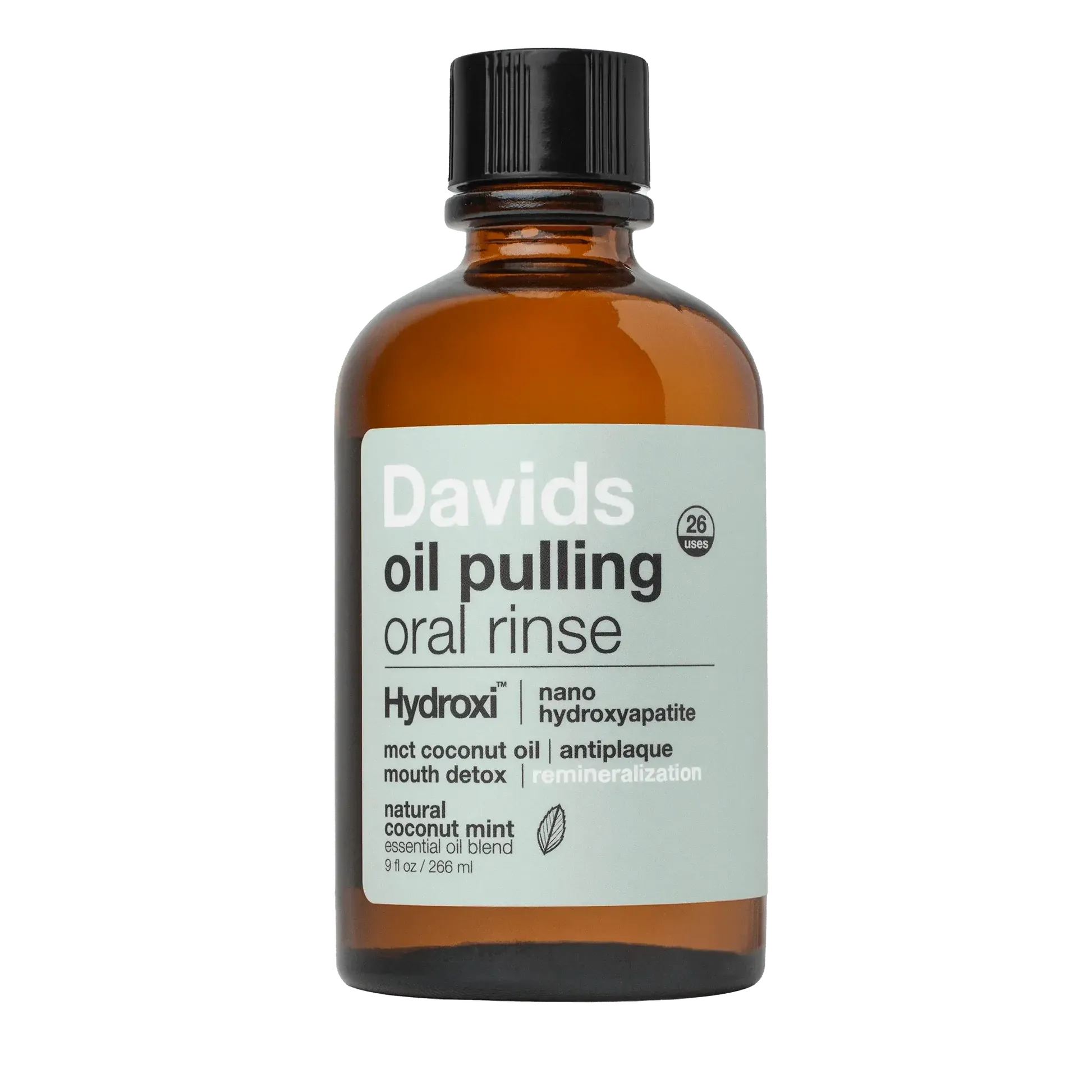 Davids Oil Pulling Oral Rinse with Hydroxyapatite - The Bare Theory