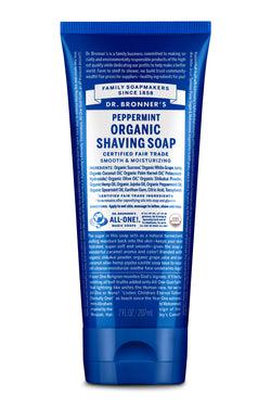 Dr Bronner's - Shaving Soap 207ml - PEPPERMINT - The Bare Theory