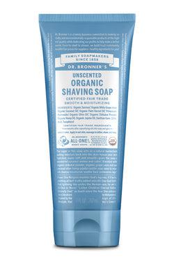 Dr Bronner's - Shaving Soap 207ml - UNSCENTED - The Bare Theory