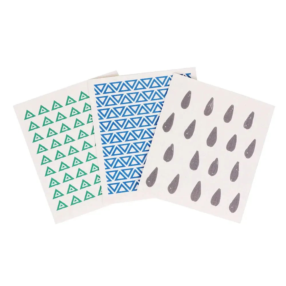 Eco Basics - Wood Fibre Cloths (3 pack) - The Bare Theory