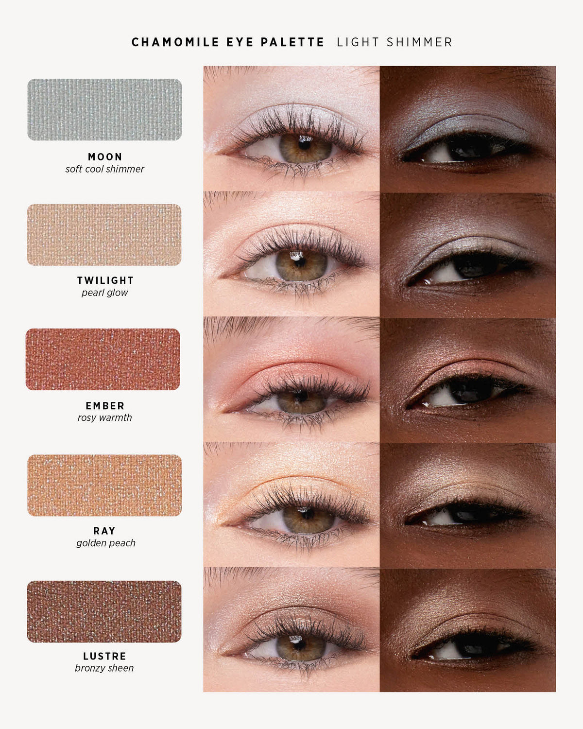 Ere Perez - Chamomile Eye Palette - The Bare Theory